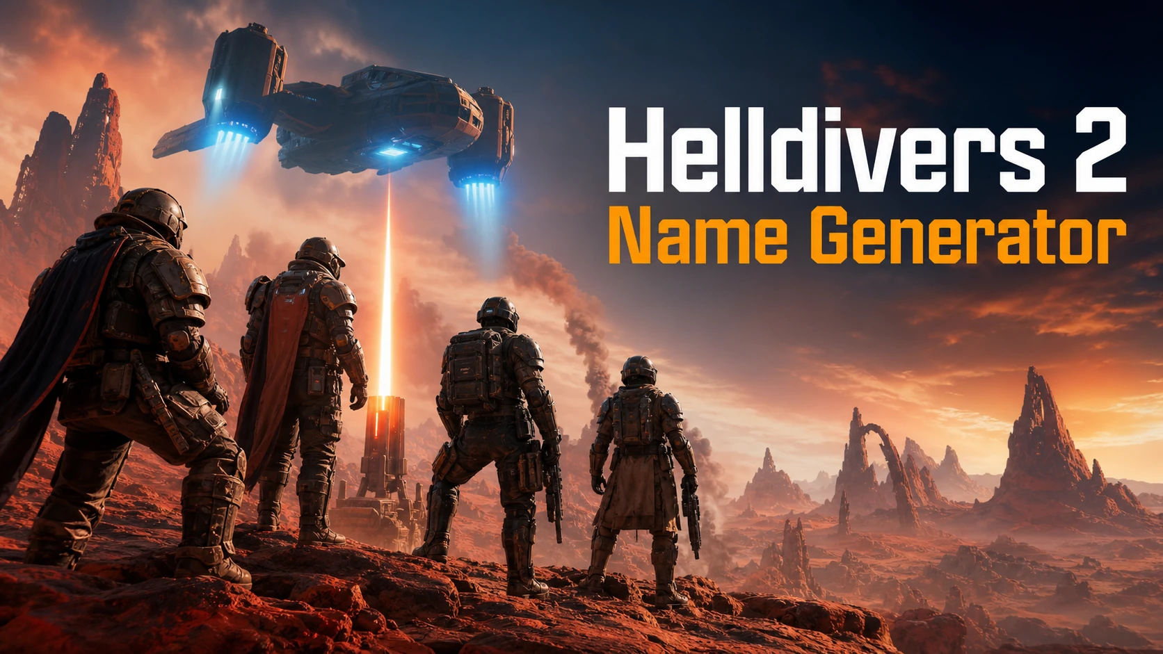 Helldivers 2 Name Generator artwork