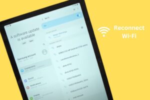 Reconnect Wi-Fi on Samsung Galaxy Tab S7